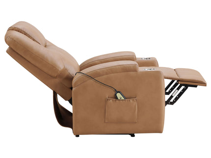 Macklin - Power Lift Massage Recliner With Heat And Dual Cupholders