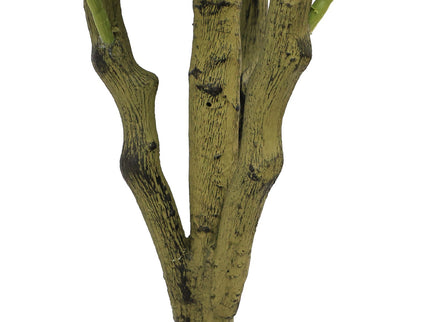 Realistic Faux Tree With Lifelike Foliage For Indoor And Outdoor Use - Green