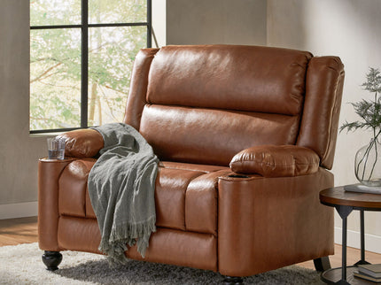 Tufted Design Wide Manual Recliner Chair
