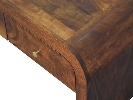 Darcy - Coffee Table, 2 Drawer - Chestnut