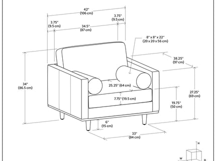 Morrison - Wide Arm Chair