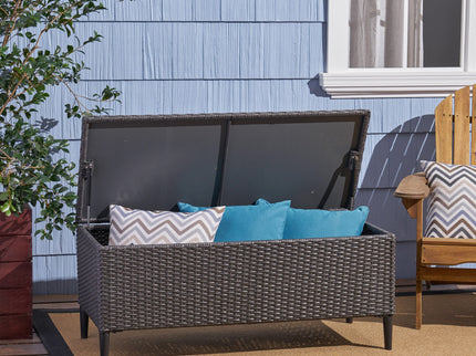Rupert - Storage Unit Resin Wicker Outdoor