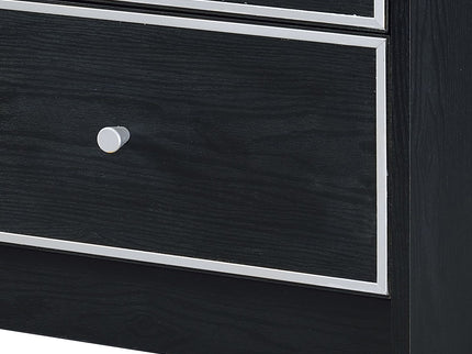 Jabir - Accent Table - Black / Silver