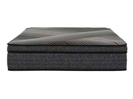 15" Euro Top Gel Memory Foam Hybrid Mattress With Pocket Coils, Cooling & Edge Support - Black - Queen