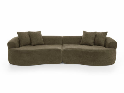 4 Seater Curved Cloud Sectional Sofa