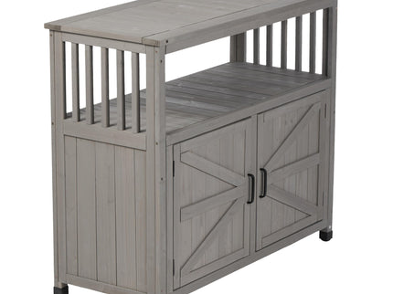 Patio Bar Table Set With Storage