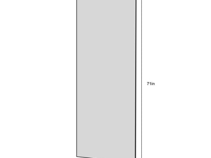 Modern Full Length Mirror With High Definition Shatter Proof Glass And Aluminum Alloy Frame