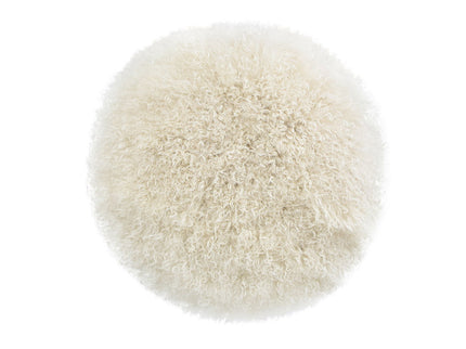 Alberta - Mongolian Sheepskin Round Ottoman