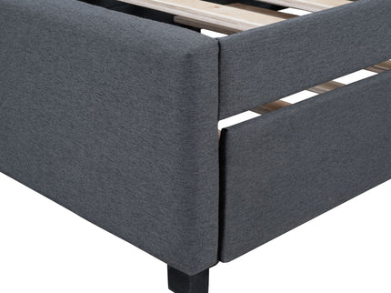 Upholstered Daybed, Sofa Bed Frame, No Box Spring Needed