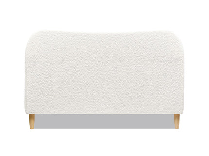 Roman - Curved Headboard Upholstered Platform Bed