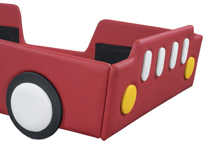 Race Car Shaped Platform Bed With Wheels