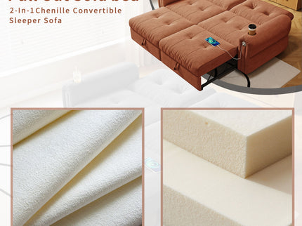 Cloud Like Convertible Sofa Bed With For Living Room