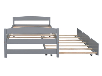 Platform Bed With Trundle