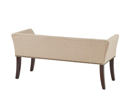 Elegant Design Bench Upholstery, Solid Wood Frame