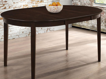 Elmira - Oval Dining Table With Leaf Extension - Brown