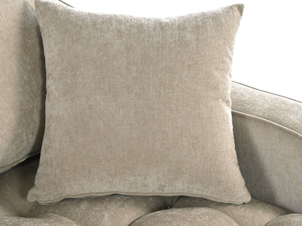 Modern Chaise Lounge Upholstered Sofa Couch With Tufted Seat And Detachable Pillows For Living Room