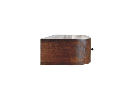 Lunar - 2 Drawer Floating Console - Chestnut