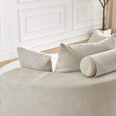 Swivel Chair With Rotating Base For Living Room