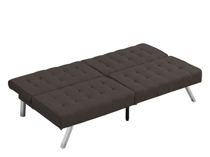 Modern Sofa Bed With Wood Frame And Stainless Legs