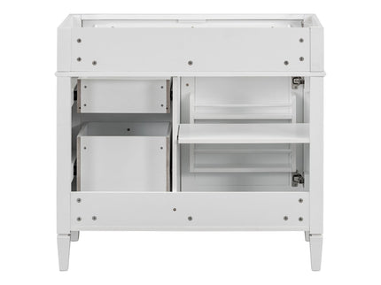 Bathroom Vanity With 2 Drawers And Tip-Out Drawer, Storage Cabinet