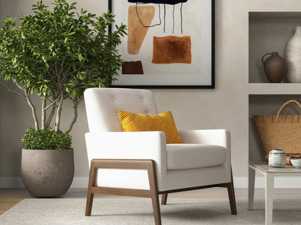 Cole - Solid Wood Lounge Chair