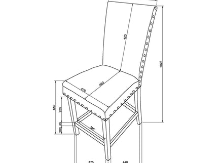 Marian - Bar Stool (Set of 2)