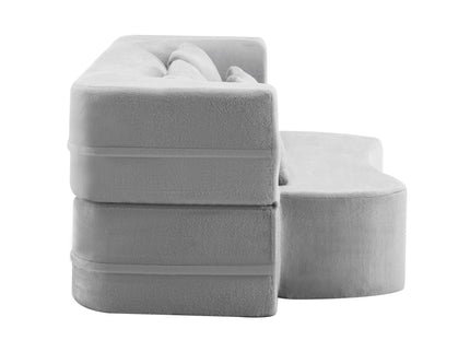 Modern Floor Sofa With 4 Pillows