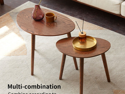 Pebble Shaped Coffee Table - Natural