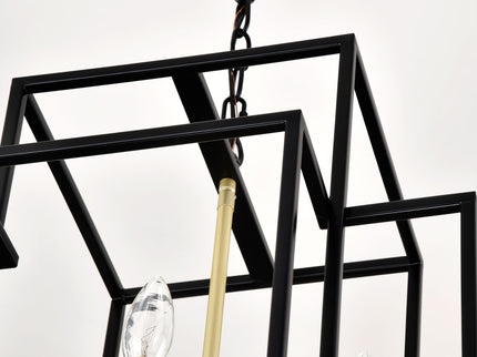 8 Light Lantern Chandelier Lighting, Entryway Chandeliers For High Ceilings, Chandeliers For Dining Room, Foyer, Entry, Staircase, Hallway, Height Adjustable (E12 Bulbs Not Included)