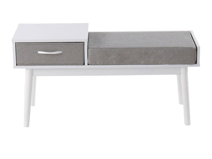 Telephone Contemporary Bench With Pull Out Drawer