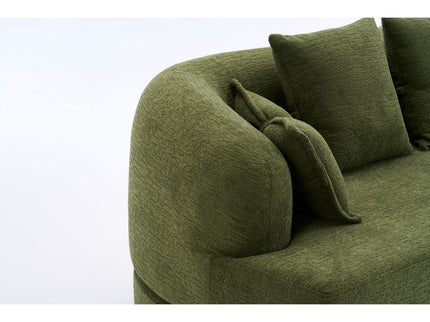 Foldable Sofa Bed, Boneless Couch Convertible Sleeper With 4 Pillows