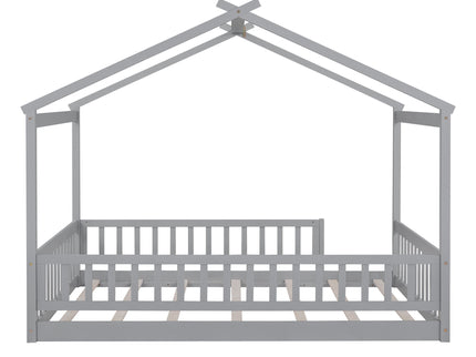 Bed House Bed Frame With Fence
