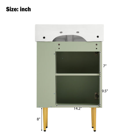 Bathroom Vanity, Combo Cabinet, Bathroom Storage Cabinet, Single Ceramic Sink