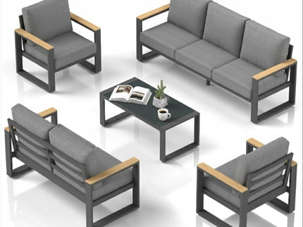 Modern Outdoor Sofa Set With Coffee Table