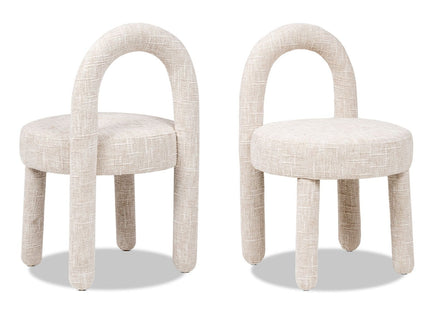 Penny - Round Arched Fully Upholstered Dining Side Chair (Set of 2)