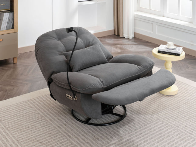 Power Recliner Swivel Glider USB Charger With tooth Music Player, Sleep, Working, Game And Leisure