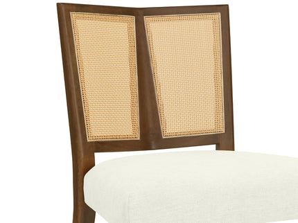 Mid Century Rattan Dining Chair Without Arms Set
