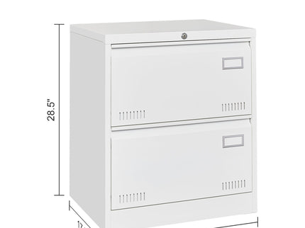 Filing Cabinet Lateral File Cabinet 3 Drawer, Locking Metal File Cabinets Three Drawer, Office Filing Cabinet With Lock Drawers For Home Office