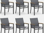 Dark Gray / 6 Pieces