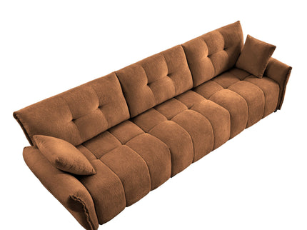Modern Sofa & Pillows, Textured Cover, High Rebound Cushions