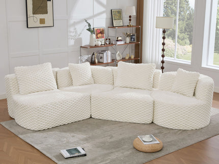 Modular Sectional Sofa With Free Combination Design