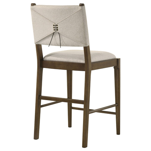 Crispin - Upholstered Counter Side Chair (Set of 2) - Brown
