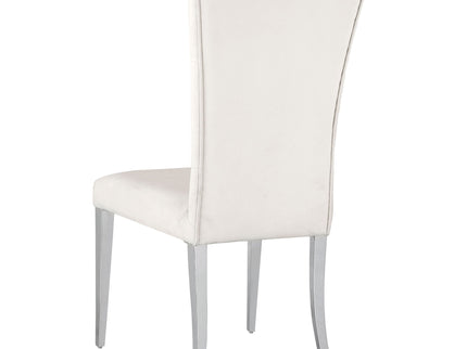 Kerwin - 5 Piece Rectangular Dining Table Set With Upholstered Chairs - Cream White