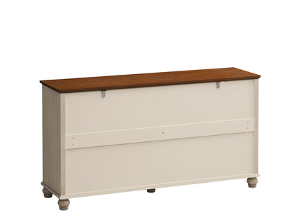 Elegant 4 Door Cabinet With Tempered Glass Doors