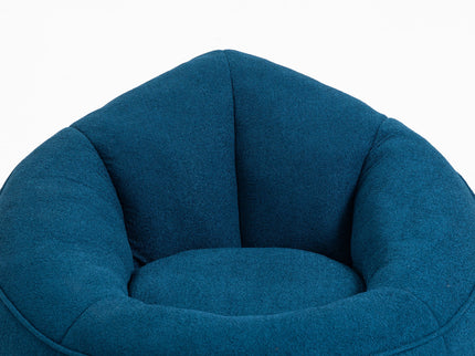 Bedding Bean Bag Sofa Chair High Pressure Foam With Footrest