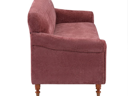 Loveseat Sofa, 2 Seater Couch With Rolled Arms