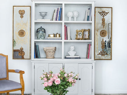 French Country Wood Cabinet