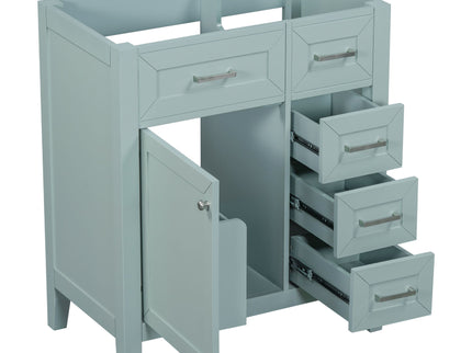 Modern Bathroom Vanity Base Only With Drawers, Freestanding Design