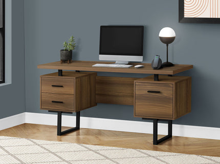 Computer Desk For Home Office, Laptop, Left, Right Set - Up, Storage Drawers, Contemporary & Modern