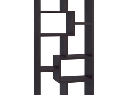 8 Shelf Geometric Bookcase